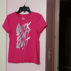 Girls pink Nike shirt